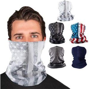 5-Pack UV Face Shield | UV 30+ Multipurpose Neck Gaiter Balaclava for Adults